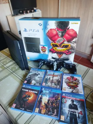 PS4 Fat Ultimate Player 1TB c/ Street Fighter V
