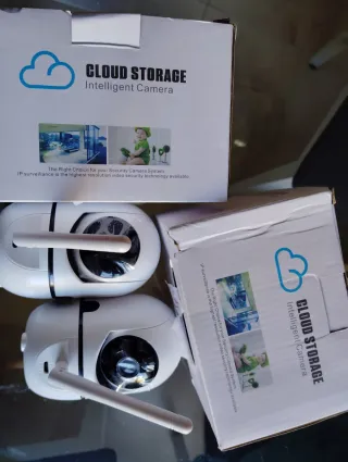 2 Cámaras Seguridad Inteligentes Cloud Storage