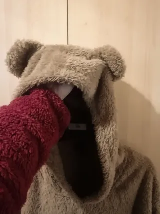 Sudadera polar marrón