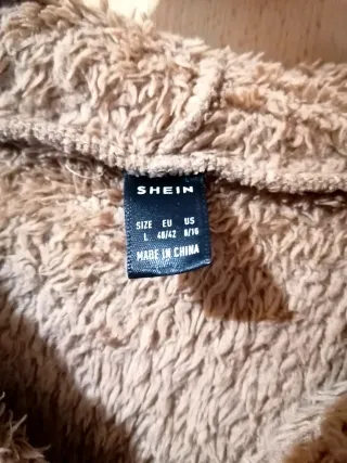 Sudadera polar marrón