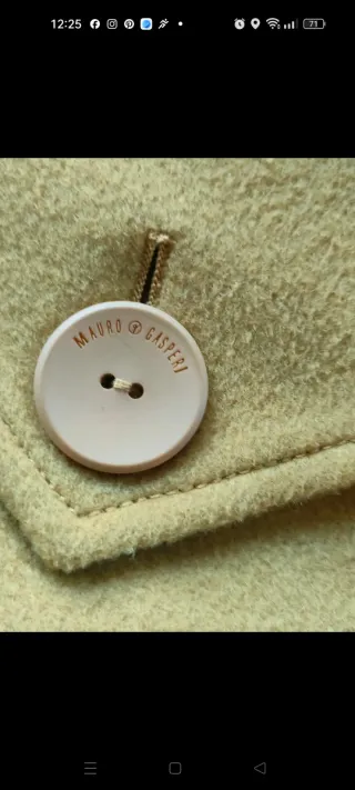 Cappotto donna giallo tg 42