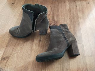 Botas bajas Stonefly ante gris piel T39