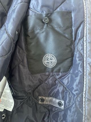 Chaqueta Stone Island Gris con Capucha
