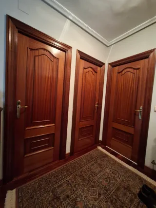 Puerta interior de madera