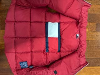 Chaleco plumífero Tommy Hilfiger rojo