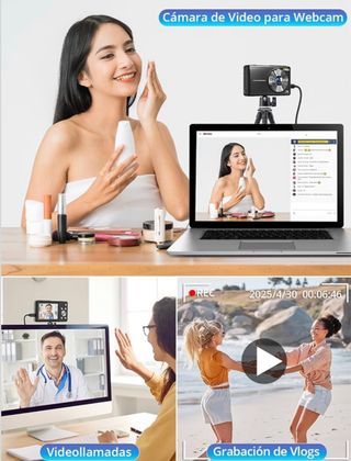 Cámara Digital 4K 64MP