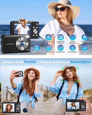 Cámara Digital 4K 64MP