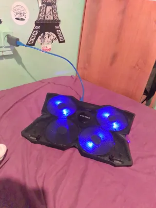 Base refrigeradora portátil 4 ventiladores