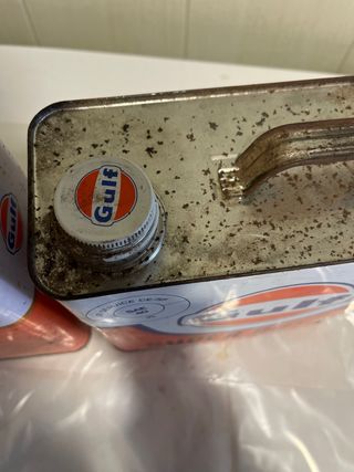 Latas de aceite de motor SEAT, ERTOIL, Gulf