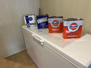 Latas de aceite de motor SEAT, ERTOIL, Gulf