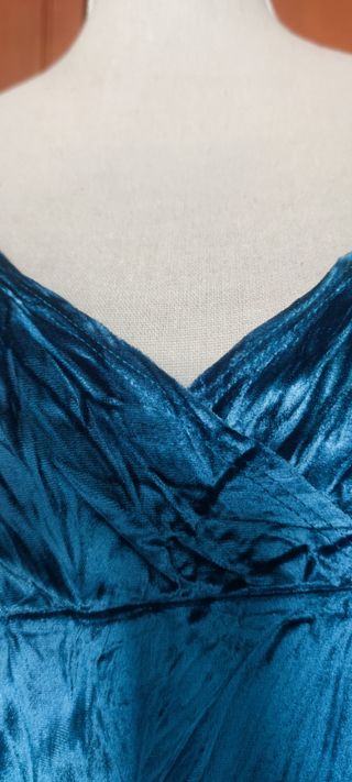 Top fiesta terciopelo