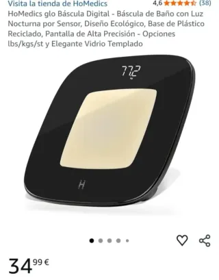 Báscula digital pvp 34€