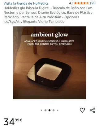 Báscula digital pvp 34€