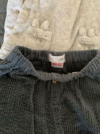 Lote Ropa Bebé Abrigo, Buzo y Pantalón