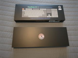 Teclado Keychron K5 QMK V2 Gris/Naranja