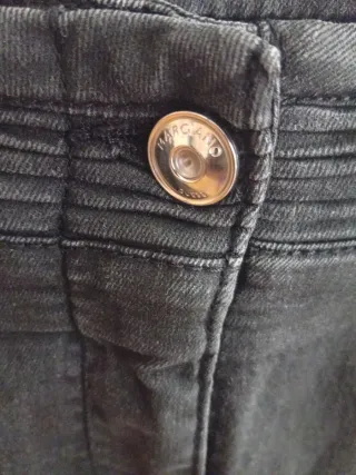 Pantalones Guess Marciano elásticos negros