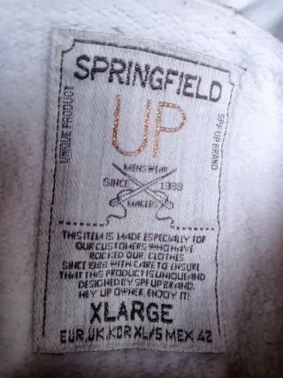 Chaqueta Springfield Talla M Rayas