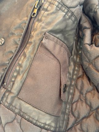 Chaqueta Schott negro ... nailon talla S