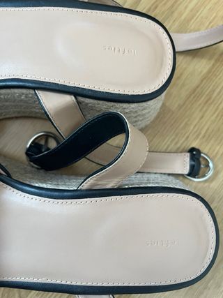 Sandalias de plataforma negras