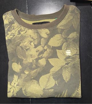 Sudadera G-Star RAW Estampado Hojas Talla S