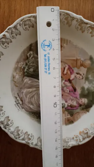 Juego de 7 Platos de Postre Vintage Santa Clara