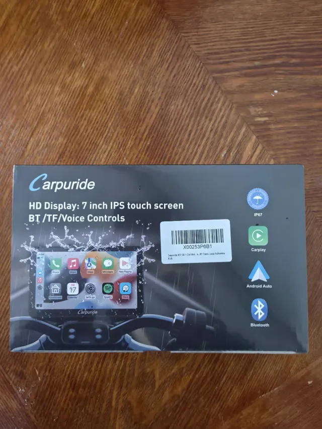Carpuride W712D Pantalla Carplay Moto