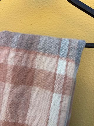 Bufanda larga a cuadros mujer