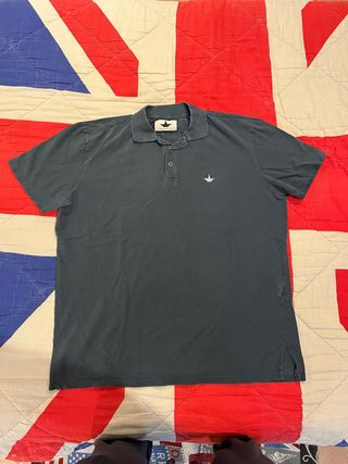 Polo Macchia J Uomo Taglia XL Grigio