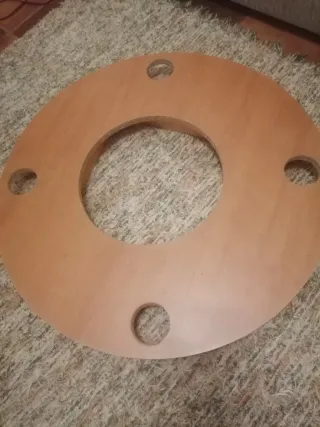 Mesa camilla redonda madera