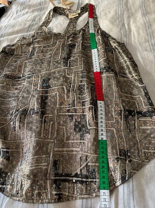 Camiseta Isabel Marant H&M Dorada