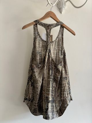 Camiseta Isabel Marant H&M Dorada