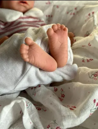 Bebé Reborn Silicona 33 cm 1.100 kg