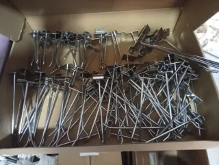 Lote 160 Ganchos para Blister (9-25cm)