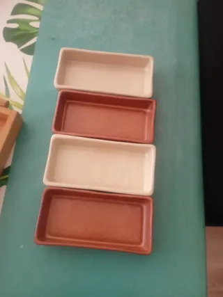 Bandeja Aperitivo  Madera 4 bandejas Compartimento