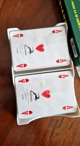 Set 2 mazzi carte da gioco Modiano 98