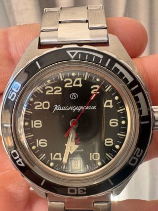 Reloj Vostok Komandirskie esfera 24h