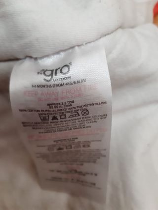 Saco dormir bebé GROBAG jirafa y búhos