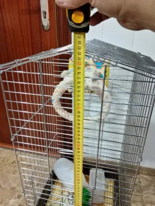 Jaula Voladero Acero Inox. 82x40x40