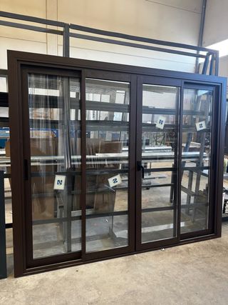 Balconera de aluminio corredera