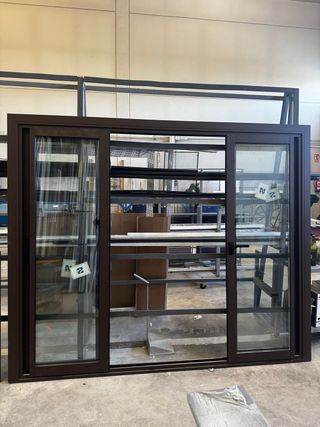 Balconera de aluminio corredera