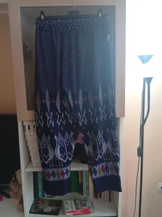 Pantalones anchos estampados