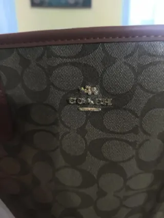 Bolso Tote Coach Marrón