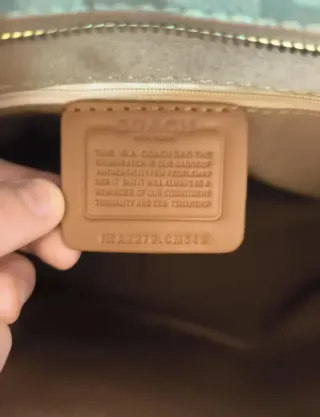 Bolso Tote Coach Marrón