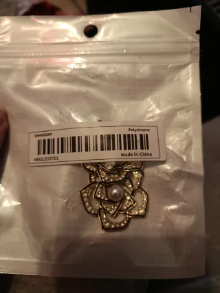 Pendientes Flor Dorada con Perla