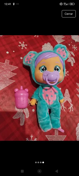 Bebés Llorones Peluche Azul