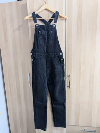 Peto vaquero negro niña