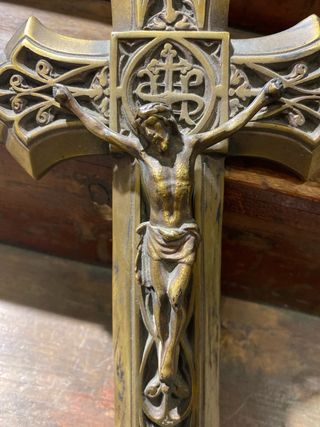 Antiguo Cristo Bronce