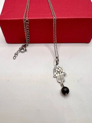 Colgantes variados Mano de Fátima Acero