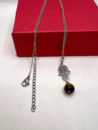 Colgantes variados Mano de Fátima Acero