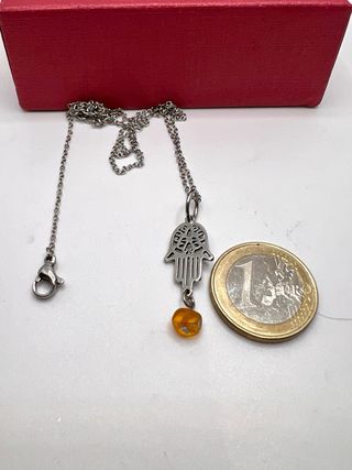 Colgantes variados Mano de Fátima Acero